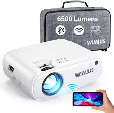 Proyector WiFi Bluetooth WiMiUS 6000 Lúmenes Full HD 1080P