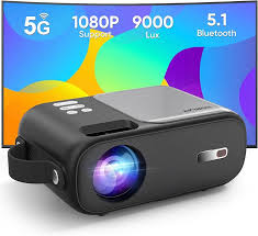 Proyector Mini HORLAT para iPhone con Bluetooth y WiFi 5G