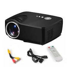 Mini Proyector con Lente de Zoom para Pared