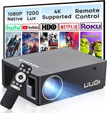 Proyector UUO 1080P 6000 Lux LED 4K HD