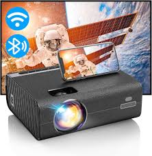 Proyector Bluetooth Full HD 1080P 9000 Lúmenes para Exteriores