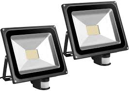 Proyector LED Exterior 2X 80W con Sensor de Movimiento
