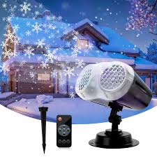 Proyector LED de Copos de Nieve para Navidad ROVLAK