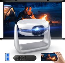 Proyector Portátil Android TV con Batería y Auto Corrección