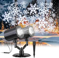 Proyector Doble de Luces Navideñas para Exteriores