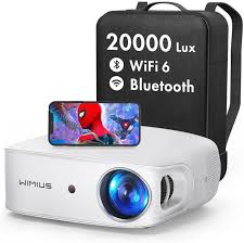 Proyector 4K WiFi Bluetooth Full HD 1080P - 20000 Lúmenes WiMiUS