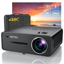 Proyector 4K TOPTRO 5G WiFi Bluetooth - 22000 Lúmenes