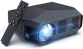 Proyector Mini de 4600 Lúmenes con Pantalla de 200 Pulgadas