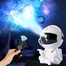 Proyector Estelar Astronauta: Luz Nocturna Galáctica