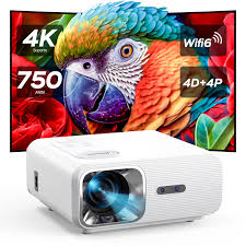 Proyector 4K Jimveo: Enfoque AI y Zoom para Cine en Casa