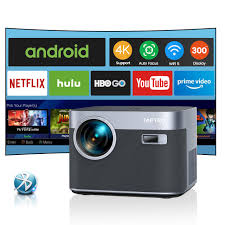 Proyector WiFi Android TV con Enfoque Automático