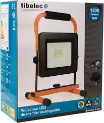 Proyector LED Recargable TIBELEC 348060 - Metal 21