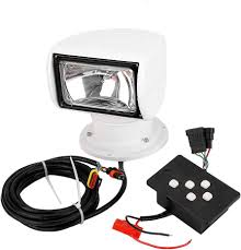 Proyector Marino Remoto 12V 100W para Barcos y Camiones