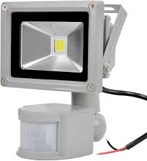 Proyector LED 10W con Sensor de Movimiento 12V