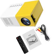 Proyector Profesional LED 1080P 1000 Lúmenes - Vreplrse Amarillo